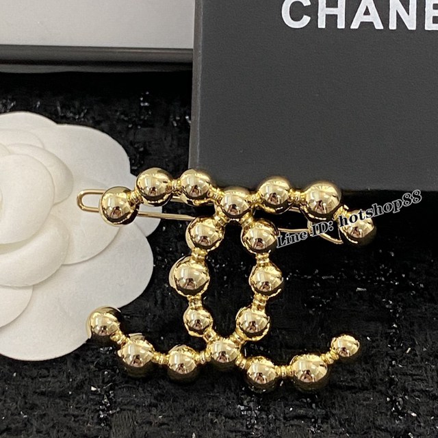 Chanel專櫃新款飾品 香奈兒經典熱銷款金屬髮夾 zgb2347